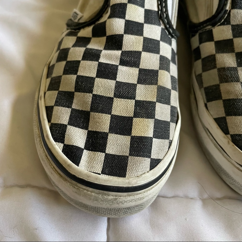 Girls Checkered Vans slides - Picture 7 of 7